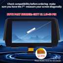 TsuperU Touch Screen Digitizer Replacement for GRT7611J0 50-Pin 2017 2018 2019 Mazda 6 Radio Screen, Anti-Glare Glass Touchscreen No Whitening or Fogging fit Mazda 6 Display OEM Navigation System