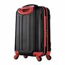 Olympia Apache Expandable Carry On 4 Wheel Spinner Luggage Suitcase - Red, 21 in