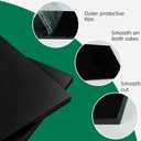 High-Density Polyethylene (HDPE) Plastic Sheet, 1/2" X 24'' X 48'' Black, Versatile Board for Machining, Home Improvements, and DIY Engineering Projects