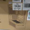 Micro ATX Case, MATX,ITX PC Case with 2 X 120mm ARGB Fan Pre-Installed, Panoramic View Tempered Glass Front & Side Panel, Black