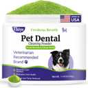 Dog Teeth Cleaning Powder  Dental Care Powder with Probiotics for Plaque & Tartar Removal, Freshens Bad Breath, Safe for Small, Medium & Large Dogs 100g