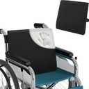 BALAPET Wheelchair Back Cushion,3.5 Thick Wheelchair Cushions Ergonomic Design Foam Support Lumbar Pillow for Long Sitting Reduce Back Pressure Essential Wheelchair Accessory