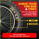 Ultraverse 20x4.0, 24x4.0, 26x4.0, 20x3.0, 26x3.0, 16x3.0, Inner Tube Set with Schrader Valve - Ideal for Mountain Bikes & E-Bikes with Fat Tires - Durable & Reliable 2 Pack with Tire Levers