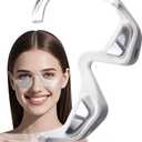 Under Eye Light Therapy Device, Red Light Therapy Glasses, 3 Modes Microcurrent Eye Massager, Red Light Eye Mask for Eye Bags Dark Circles Puffiness Wrinkles Fine Lines