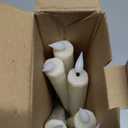 Homemory Real Wax LED Flameless Taper Candles with Remote Timer, 9.6 Inches Ivory Fake Candlesticks, Dripless Battery Operated Window Candle with 3D Flickering Flame for Fireplace Xmas Halloween