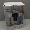 6L Humidifiers for Bedroom Large Room Home,Cool and Warm Humidifier for Baby and Plants Hot Mist Top Fill Desk Humidifier Oil Diffuser,Quiet,Auto Mode,360Nozzle-Midnight Black(2026 Upgraded)