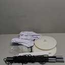 RUBFAC Balloon Arch Kit, 8ft Tall & 9ft Wide Adjustable Balloon Arch Frame Stand with 2 PVC Bases,2 Water Fillable Bags, 50pcs Balloon Clips for Wedding Party Baby Shower Supplies Christmas Decoration