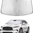 EcoNour Windshield Sunshade Compatible for Infiniti QX50 2019-2024 2025 2026, Sun Visor for Front Windshield & Window Sun Shade Cover, UV Heat Blocker & Protector, Car Accessories