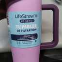 LifeStraw Go Insulated Water Filter Tumbler, 24 oz, Acai
