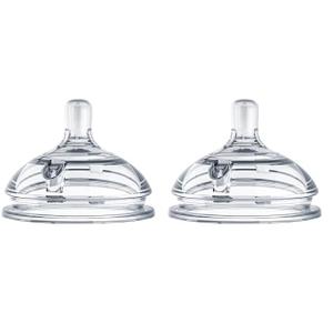 Comotomo Silicone Replacement Nipple, Slow Flow, 0-3 Months, 2 Count(Pack of 2)
