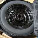 Spare Tire Kit Compatible with Toyota 2023-2026 Crown Signia, 2022-2026 Corolla Cross - Includes 18x4 Rim, 145/85R18, 27.7 Rolling Diameter, Includes car Jack kit and tire Carrying Case