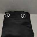 NICETOWN Pitch Black Solid Thermal Insulated Grommet Blackout Curtains/Drapes for Bedroom Window (2 Panels, 42 inches Wide by 63 inches Long, Black)