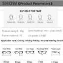 Sport Sunglasses Cycling Driving Fishing Baseball Running Glasses for Men Women,UV400 Glasses (Polarized Camo Blue)