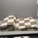 LIVEBOX 8x10 Area Rugs for Living Room, Checkered Non-Slip Washable Rugs, Farmhouse Neutral Classic Geometric Large Boys Area Rug for Bedroom, Carpet for Living Dining Room Office(Sage Green,8'x10')