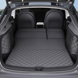 Topfit for New Tesla Model Y Trunk Mats Cargo Liner Waterproof Dog Car Seat Covers Protector All-Weather Rear Floor Mat for Tesla Model Y (Juniper) Accessories 2025-2026