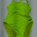 ARENA Women's Performance Solid Team Challenge Swimsuit (38, Arctic Lime/Future Dusk)