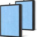 2 Pack AP1002 Replacement Fil-ter AP1002-RF, Compatible with AIRTOK AP1002 Air Puri-fier, H13 True HEPA