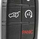 Smart Key for Jeep Grand Cherokee 2014-2020, Alliskeys 5-Button Proximity Key Fob Replacement for Jeep Grand Cherokee 2014-2020 M3N-40821302