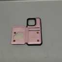 Vinich for iPhone Wallet Case with Card Holder, RFID Blocking Credit Slots Kickstand Shockproof Phone Cover for Women Men, Rose Gold