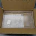 Acrylic Tarantula Enclosure, Reptile Terrarium Breeding Tank w/Temperature Hygrometer,Habitat Reptiles Feeding Box Isopod Terrarium Cage for Insect Lizard Home Office (Reptile-Tank-L(Tray))