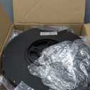 6Pack 3200lm LED Flush Mount Ceiling Light, Super Slim 12 inch LED Ceiling Light, 5000K LED Ceiling Light for Bedroom, Living Room, Dining Room (Black, Six Pack)