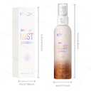 KYDA Sheer Body Sunscreen Mist, SPF 45, Radiant Glow Sunscreen Spray, Infused with Shimmer Body Oil, Ultra-fine Glowing Mist, Quick Drying, Lightweight Hydrating Spray, 4.06 fl oz, AMBER