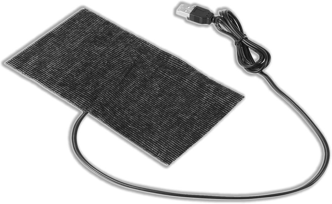 USB Charging Electric Heating Pad,5V 15x12cm Clothing Electric Heating Pad 40 to 45 Degrees Small Warmer Heater Lightweight for Pet/Back/Shoulder/Neck/Knee/Leg Pain