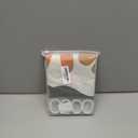 Boho Floral Shower Curtain Large Extra Long Vintage Retro Orange Flower Cute Colorful Bright Fun Funny Abstract Leaves Funky Pretty Fabric Cloth Bathroom Decor Set 72x84 inch Polyester 12 Hooks