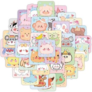 3 x 60PCS Cute Cartoon Animal Stickers Pack for Kids, Funny Animal Waterproof Vinyl Stickers for Water Bottles, Scooters, Stationery and Luggage 3 x 60PCS Cute Cartoon Animal Stickers Pack for Kids, Funny Animal Waterproof Vinyl Stickers for Water Bottles, Scooters, Stationery and Luggage