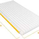 LBG Products Window Air Conditioner Foam Insulation Panels, AC Side Insulating Panel Kit, 2 Pack,White Beige, 17in High x 9in Wide x 7/8in Thick