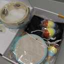 MINIARTIS Toddler Musical Instruments - Montessori Wooden Musical Toys for Toddlers 1-3 | Modern Boho Baby Drum Set with Neutral Colors Percussion Instruments | Kids Preschool Educational