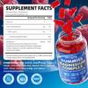 Magnesium Complex Gummies, 400mg Magnesium Complex w/8 Forms of Magnesium for Calm, Relaxation & Muscle Support, Sugar-Free, Raspberry Flavor, 60 Count EXP 04/26/2028