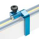 POWERTEC 3" Fence Flip Stop for Table Saw, Miter Saw, and Drill Press, T Track Accessories for Woodworking, 1PK (71367V)