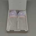 YOHKOH Natural Glass Baby Bottle with Level 1 Slow Flow Nipple, Newborn Anti-Colic Baby Bottles, Wide Neck Mushroom Baby Glass Bottle ((5.4oz (Pack of 2), Purple)