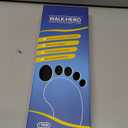 Plantar Fasciitis Feet Insoles Arch Supports Orthotics Inserts Relieve Flat Feet, High Arch (Mens 9-9 1/2 | Womens 11-11 1/2) (Gray)