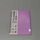 2026 Planner, Weekly and Monthly Calendar Planner Book, January 2026 - December 2026, Hardcover Spiral Planner with Monthly Tabs, Notes Pages, Perfect for Women & Men, A5 (6.4" x 8.5") - Purple