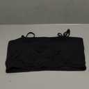 Bandeau Bikini Tops for Women - Strapless Swim Top Bathing Suit Tube Swimsuit Tops XXL Black