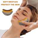 2 x ZWZY Lymphatic Contour Face Brush, Lymphatic Drainage Massager for Face, Chin & Jawline Sculpting, Ergonomically Designed to Fit The Skin Precisely and Relieve Fatigue