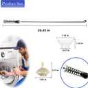 W11217817 WTW4850HW1 WTW4855HW1 WTW4855HW2 WTW4855HW3 WTW4955HW1 WTW4955HW3 WTW4950HW1 WTW4655JW2 Washer Suspension Rod Kit 26.45 inch Fit for Whirl-pool Washer,also fit for May-tag MVWC465HW2