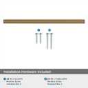 Amerock | Cabinet Pull | Champagne Bronze | 8-13/16 inch (224 mm) Center-to-Center | Versa | 1 Pack | Drawer Pull | Cabinet Handle | Cabinet Hardware