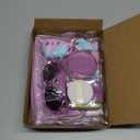 Shemira Play Purse for Little Girls, Princess Pretend Toys for Girls 3 4 5 6 7 8 Years Old, Christmas & Birthday Gift , Toddler Purse with Accessories, Kids Toy Purse, Purple