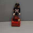 KI Store Christmas Nutcracker Green Music Box Wooden Drummer Soldier Nutcracker Figurine for Christmas Decorations Display Gift Collection