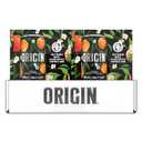 ORIGIN Organic & Non-GMO Peach Flavor Sparkling Water, 12 Fl Oz, Recyclable Aluminum Cans (24 Count) (EXP 12/31/25)