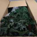 9 ft. Pre-Lit Snowy Artificial Christmas Tree Hinged Tree 11 Flash Modes with 780 Multi-Color Lights