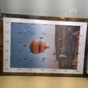 Picture Frames 24x36 Brown Poster Frames without Mat for Wall Vertical or Horizontal Decor