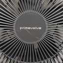 Primevolve Portable Rechargeable Oscillating Fan, Battery Operated Fan Adjustable Height, USB Home Office Outdoor Camping Travel, Dark Gray 10"