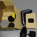 HOTO Grip Cordless Electric Spin Scrubber, IPX7 Waterproof, Lightweight at 0.65 lb with 6 Brush Heads, Powerful Cleaning Scrubber, for Bathroom, Kitchen, Tile, Shower