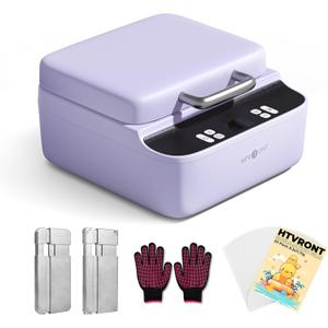 HTVRONT Phone Case Heat Press Machine Compatible with iPhone & Android - H17 Phone Case Heat Press with 3D Vacuum Heat, Precise Temperature Sublimation Phone Case Press Machine for Badges, Coaster