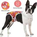 MICOOYO Dog Diaper Onesie Sanitary Pantie with Adjustable Suspender Washable Dog Period Panties Doggie Diapers Pet Underwear Female Dogs Diapers for Heat (Animals, M/L)