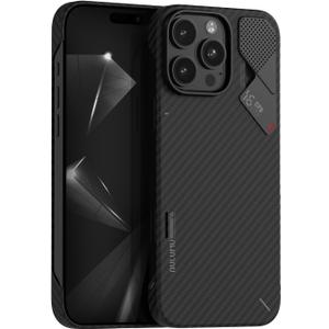Aulumu A16 Aramid Fiber iPhone 16 Pro Max Case | 1500D Ultra Slim Woven | Real Cooling | Compatible with MagSafe